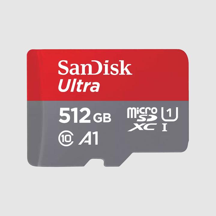 Actual product image SANDISK Ultra mit Adapter (512 GB, microSDXC, U1, UHS-I)