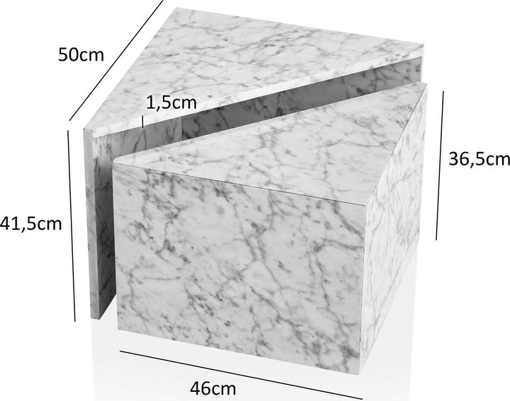 Actual product image Wohnling Ethan (50 x 50 x 42 cm)