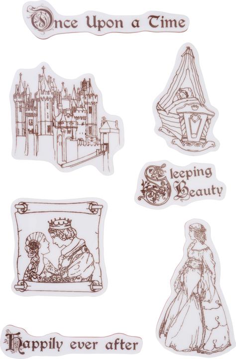 Stamperia Stempel-Set "Sleeping Beauty", 14 x 18 cm