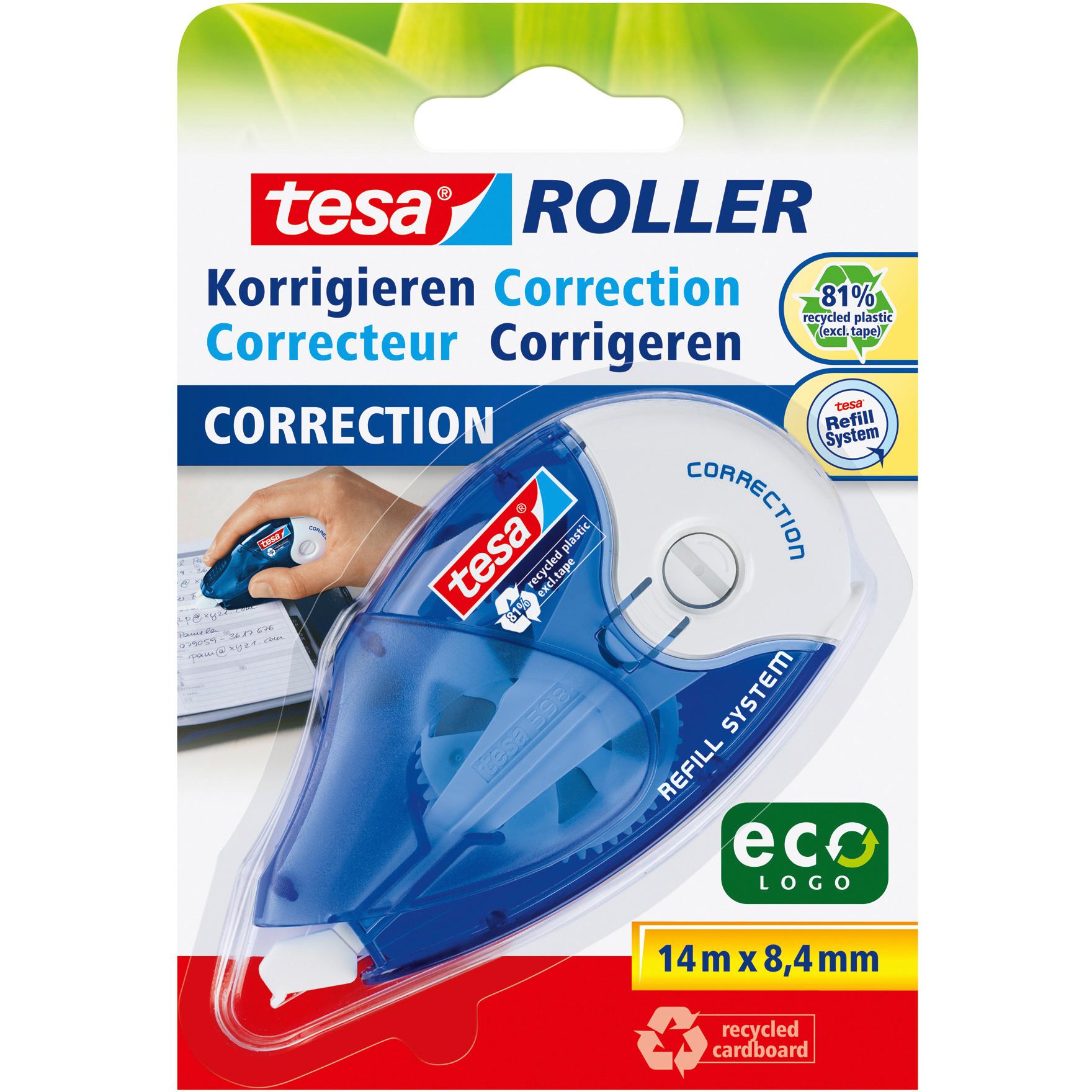 tesa, Korrekturmittel, Korrekturroller nachfüllbar