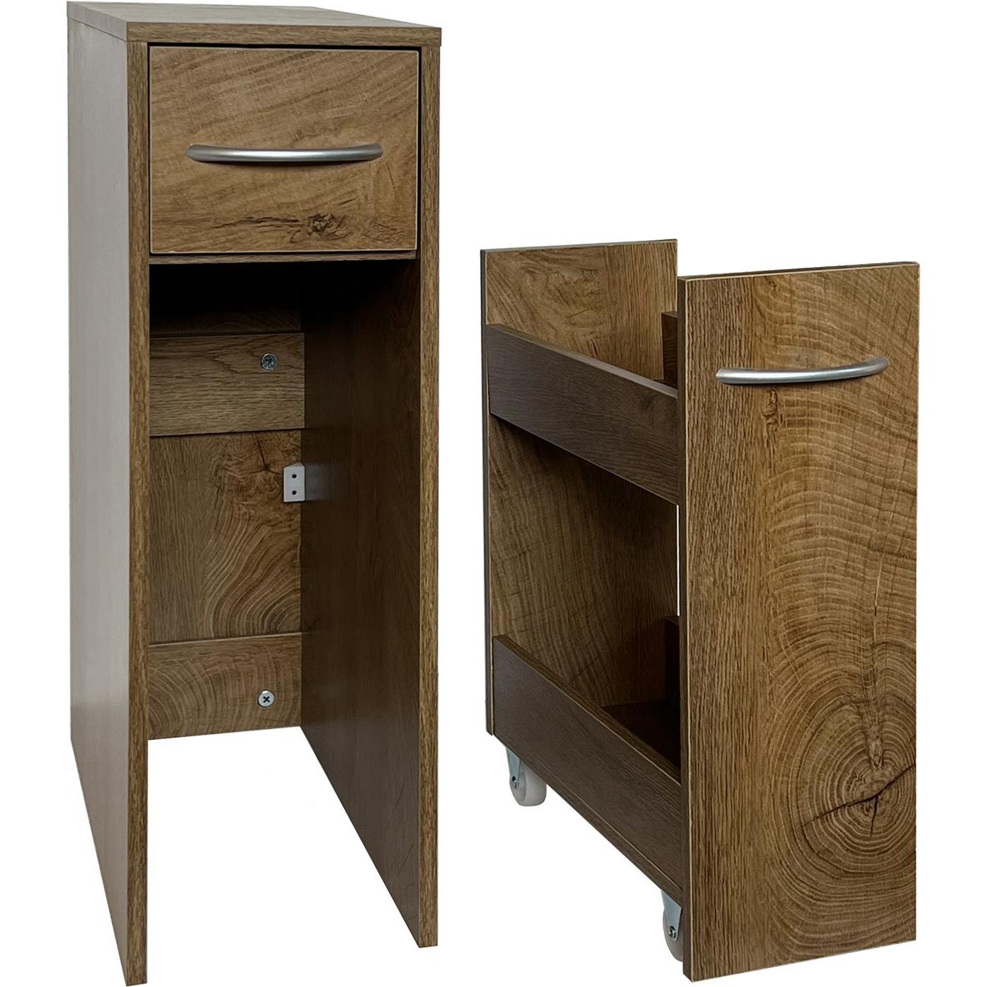 Thumbnail - HTI-Living, Badezimmerschrank, Mehrzweckschrank schmal Thekla Eiche