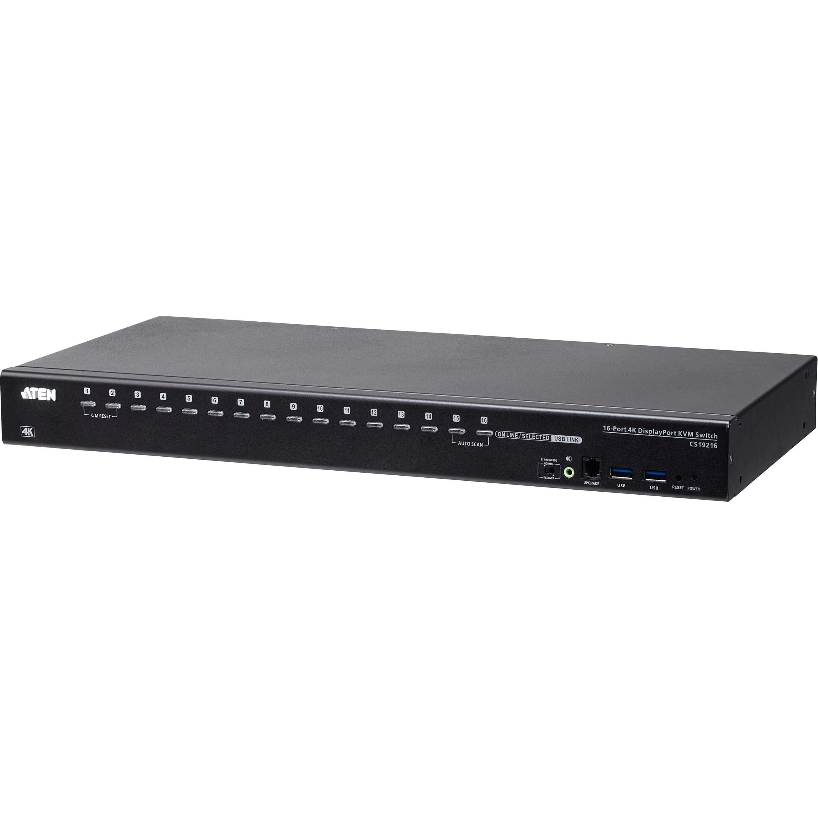 Aten KVM-Switch, DP, KVM Switch, Schwarz