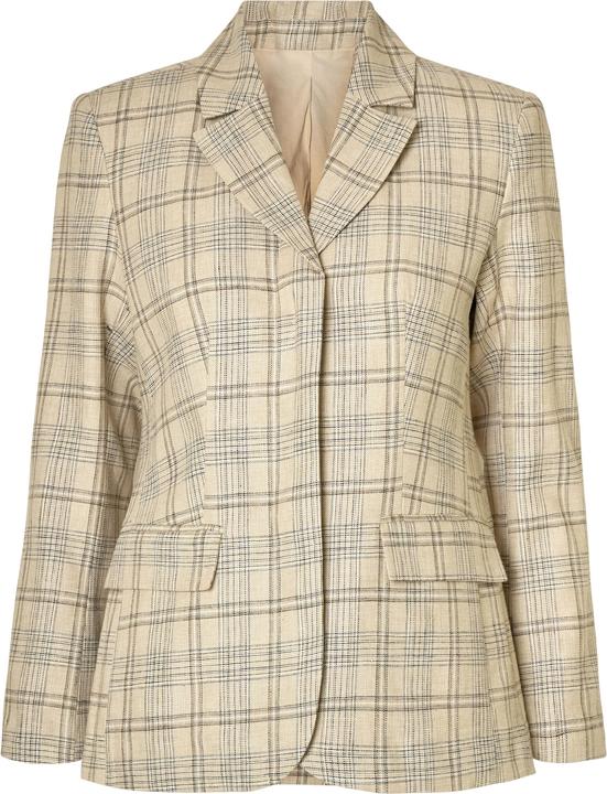 Produktbild Selected Femme Leinenmix Karo Slim Fit Blazer (36)