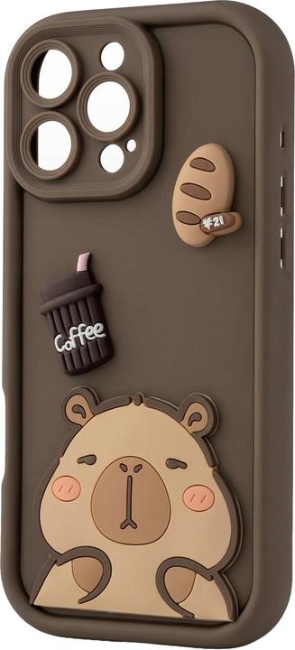 Produktbild OEM Ultra Trendy 3D case for Samsung Galaxy S25 capybara (Samsung Galaxy S25)