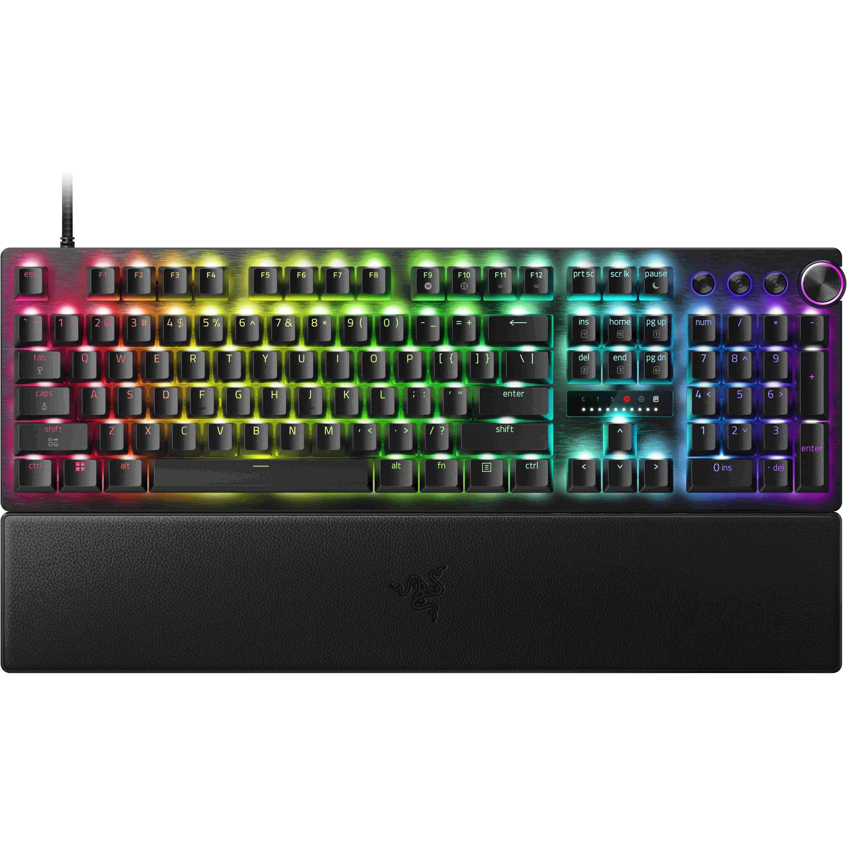 Razer Huntsman V3 Pro (USA, Kabelgebunden), Tastatur, Schwarz