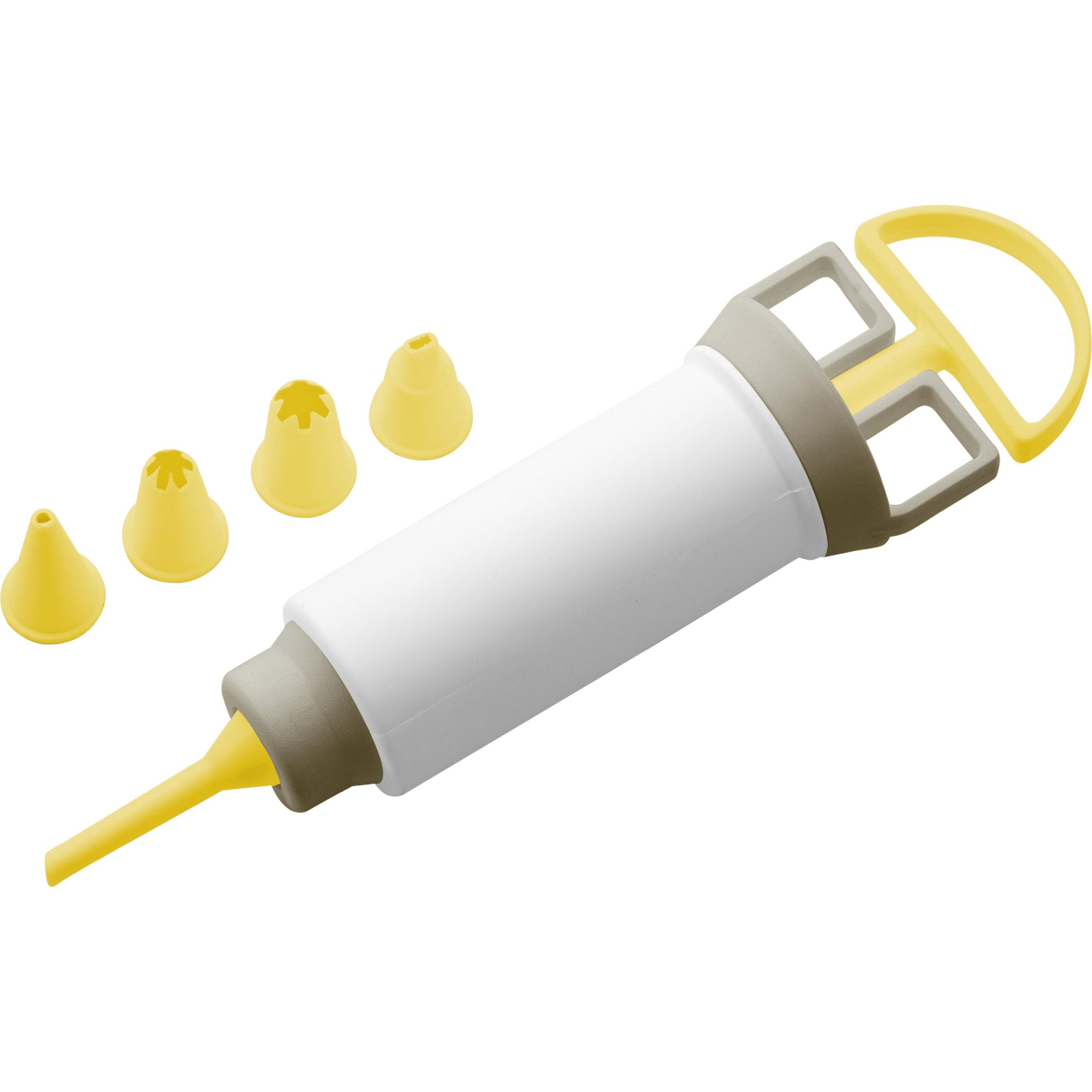 Pedrini Siringa decoratrice con 5 differenti, Sac à poche