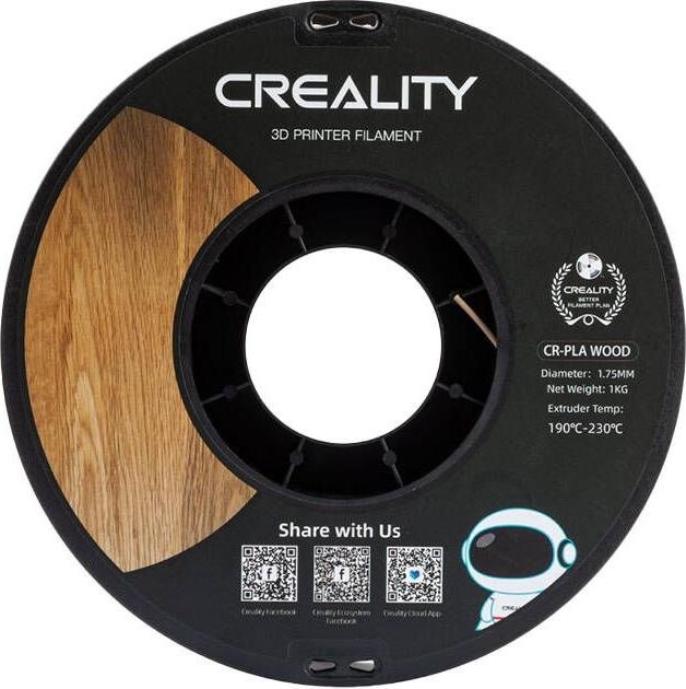 Image du produit Creality Filament de bois (PLA, 1.75 mm, 1000 g, Blanc)