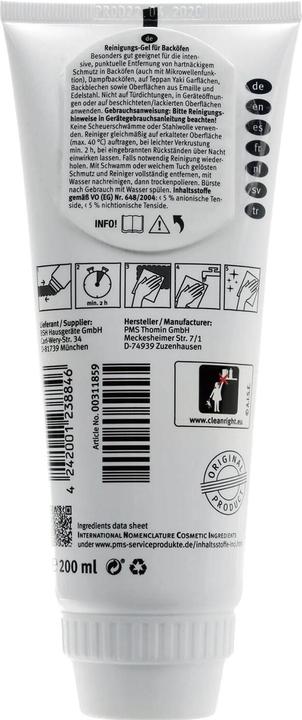 Produktbild Bosch Hausgeräte Reinigungsgel für Backöfen