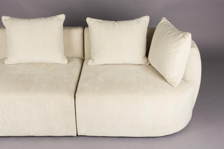 Actual product image Dutchbone Rocca Sofa 4,5-Seater Latte