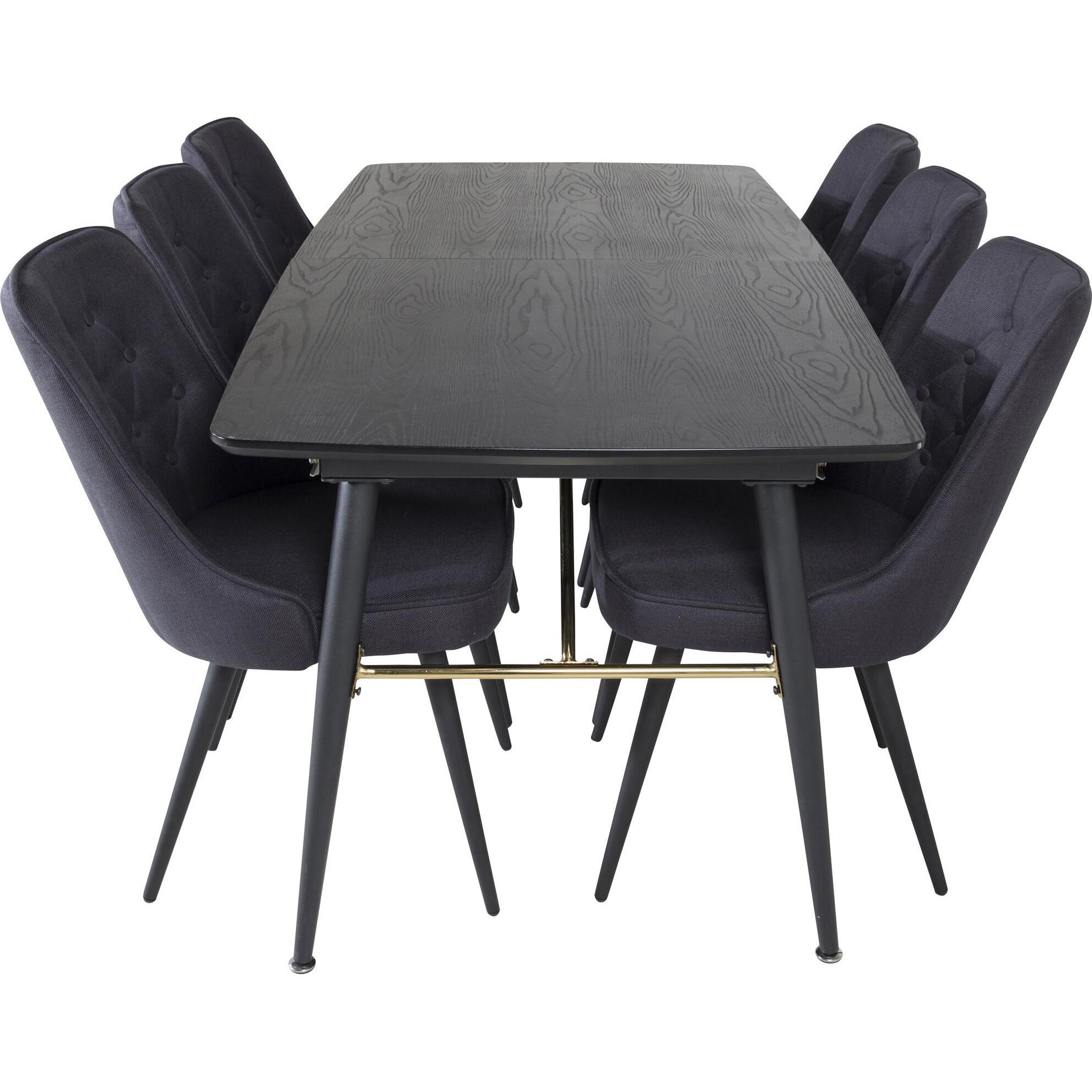 Venture Home, Esstisch, Gold, Velvet Deluxe