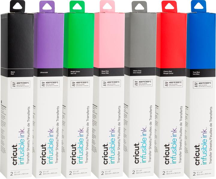 Immagine prodotto Cricut Pellicola da stiro Infusible Ink, 30,5 x 30,5 cm, 2 pezzi, Rosa