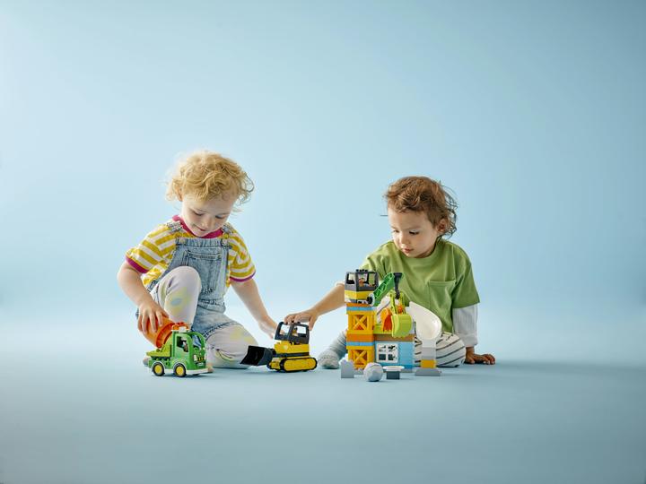 Produktbild LEGO Baustelle mit Baufahrzeugen (10990)