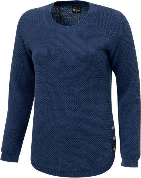 Produktbild Artime Damen Strickpullover, strukturiert, abgerundeter Saum (S)