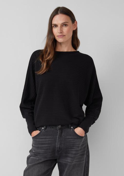 Produktbild s.Oliver Strickpullover Relaxed Fit Pullover mit Fledermausärmeln (40)