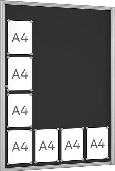 Immagine prodotto Schaar-Design Vetrina singola BASIC (Lavagna, 98 x 134 cm)