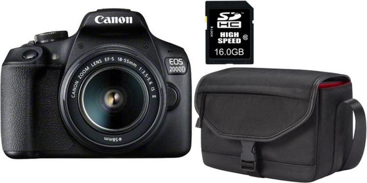 Actual product image Canon EOS 2000D (18 - 55 mm, 24.10 Mpx, APS-C / DX)