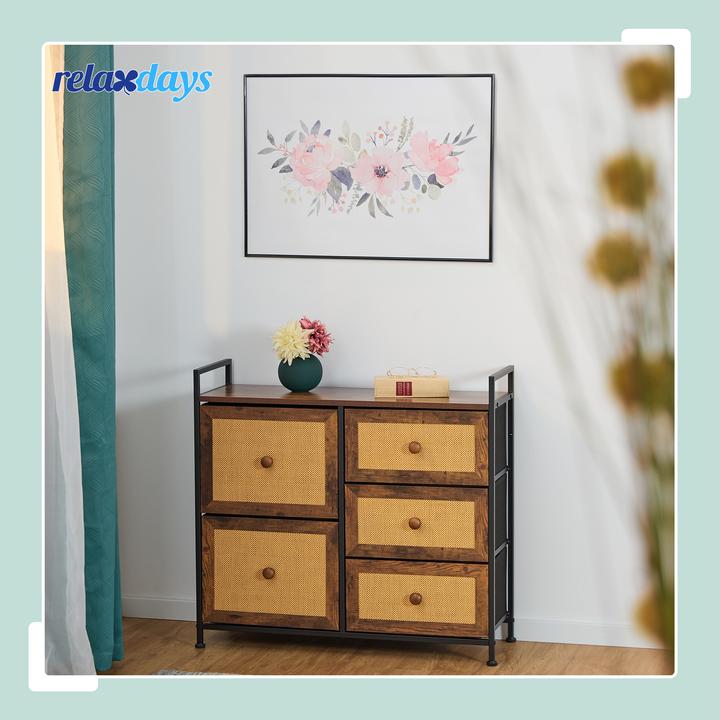 Produktbild Relaxdays Kommode (85 x 31.50 x 77 cm)