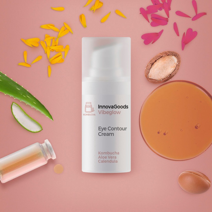 Actual product image InnovaGoods Eye Contour Kombucha Vibeglow 15 ml (Crème, 15 ml, Day + Night)
