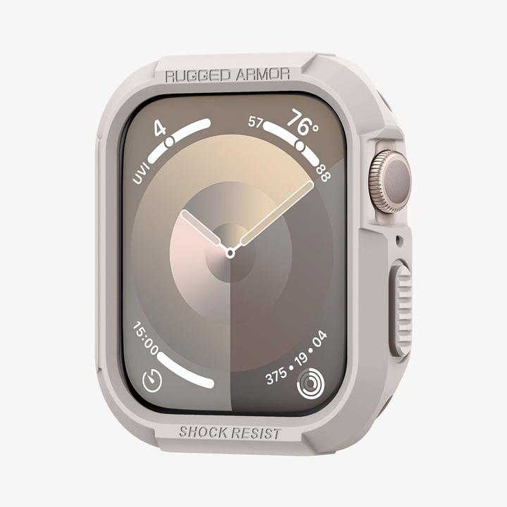 Actual product image Spigen Apple Watch 9/SE RugArm Dune Bg