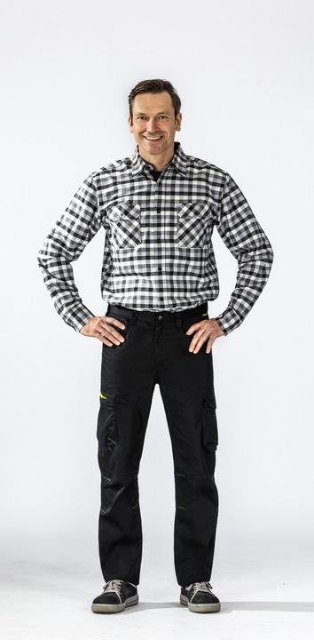 Actual product image Planam Stretchline trousers black size 56 (56)