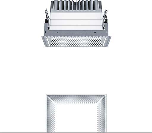 Actual product image Zumtobel LED recessed ceiling light 60818294 (2460 lm)
