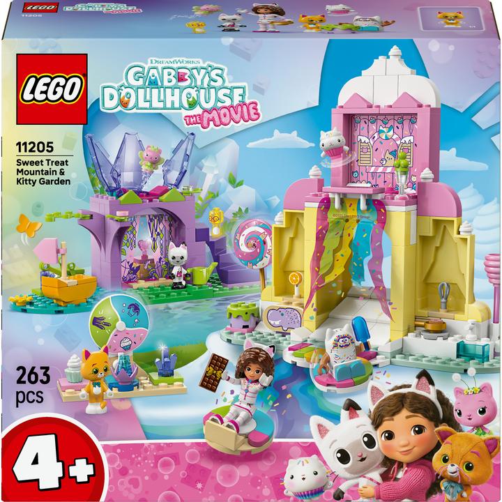 Actual product image LEGO Sugar icing mountains and kitten garden (11205, LEGO Gabby's Dollhouse)