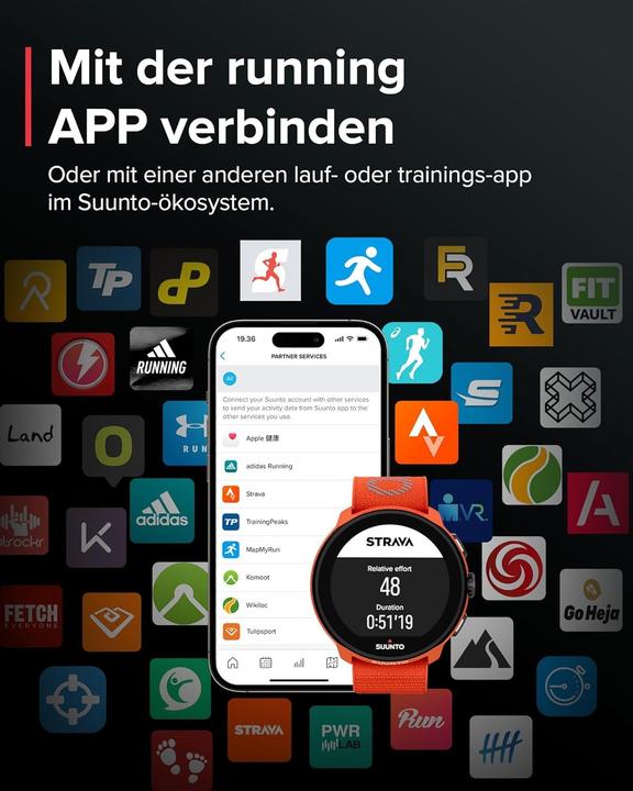 Image du produit Suunto Run Coral Orange (46 mm)