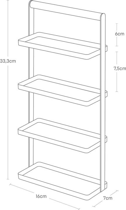 Immagine prodotto Yamazaki Portagioie a 4 livelli TOSCA