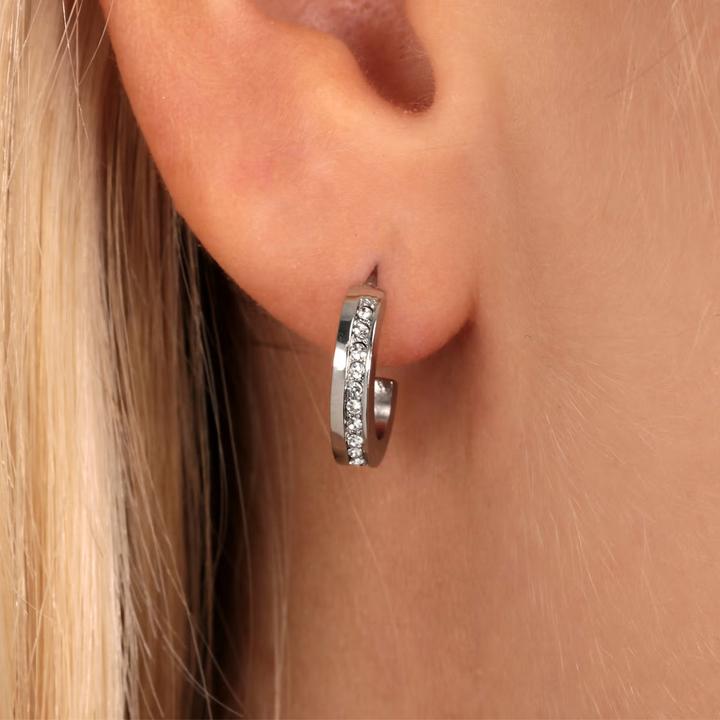 Produktbild Morellato Creole Earrings With Crysta (Edelstahl)