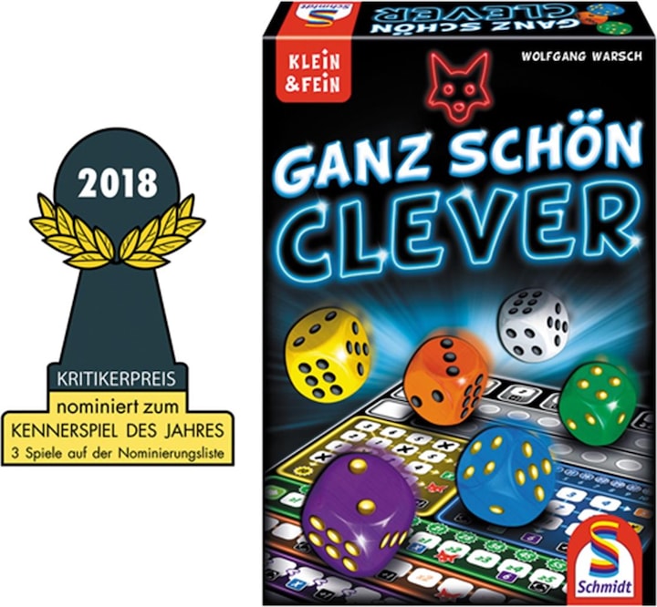 Actual product image Schmidt Spiele Pretty clever (German)