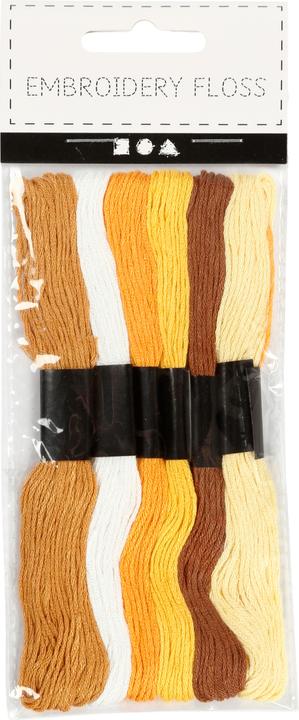 Actual product image Creativ Company Embroidery thread cotton gold