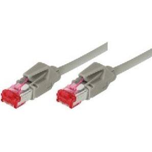 Thumbnail - Tecline Patchkabel S/FTP, PiMF, Cat 6, grau, 5,0 m Halogenfrei, mit Leoni-Kabel und Hirosesteckern TM21 (bis (S/FTP, CAT...