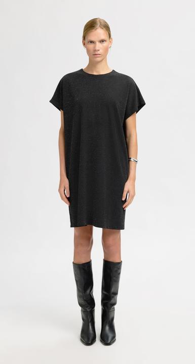 Image du produit Selected Glitzerndes Metallic Midikleid (S)