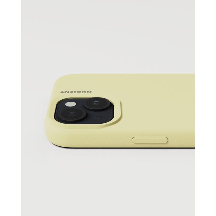 Actual product image Nudient Back Cover Base Case iPhone 15 Pale Yellow (Apple iPhone 15)