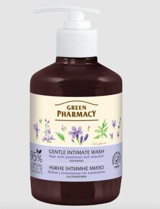 Produktbild Elfa Liquid Soap for Intimate Care Green Pharmacy 370ml with Sage (370 ml, Intimwaschlotion)