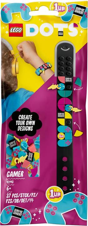 Image du produit LEGO Bracelet gaming avec pendentifs (41943, LEGO Dots)