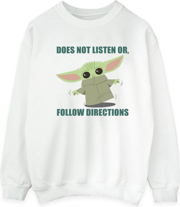 Produktbild Star Wars The Mandalorian Grogu Does Not Listen Sweatshirt (S)