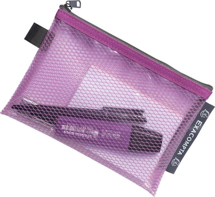 Immagine prodotto Exacompta Transparente Tasche/Etui mit Reissverschluss, flexibles Recycling-PP, Kollektion Pop'N Co (A6, 3 x)