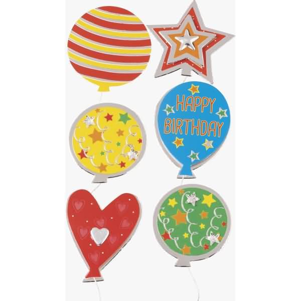 Produktbild Heyda Motivsticker Geburtstag (7 Sticker)