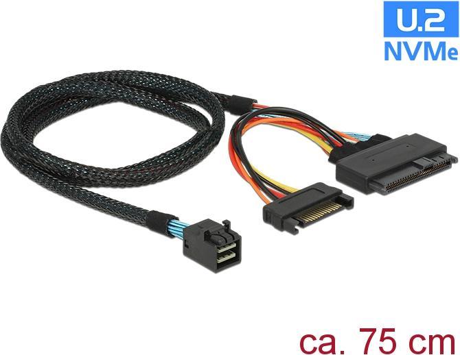 Produktbild Delock SFF-8643 auf U.2 Port Kabel