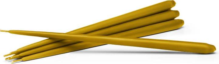 Actual product image Stoff Nagel Taper candles by Ester & Erik, 6 pc - Mustard (6 pcs.)