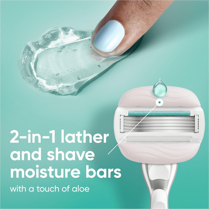 Image du produit Gillette Venus Comfortglide Sensitive Lames système + pièce à main Lames de rechange 6 pcs.
