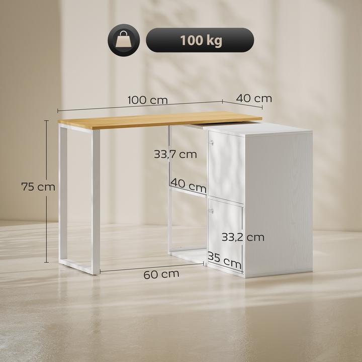 Produktbild Homcom Schreibtisch (150 x 40 x 75 cm)