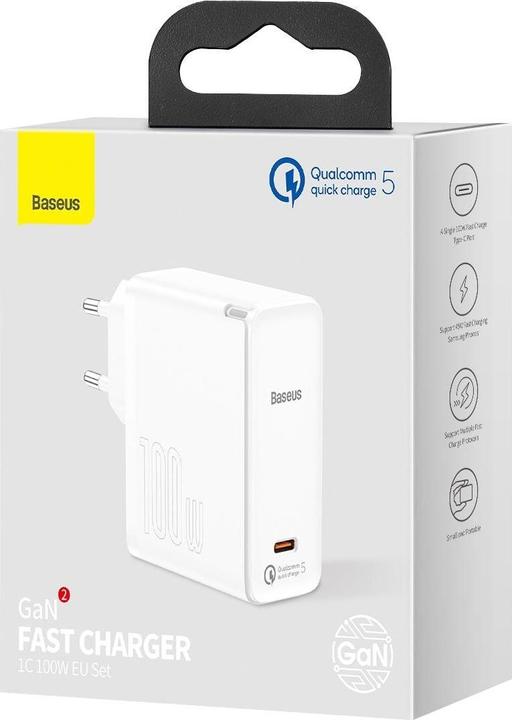 Actual product image Baseus GaN2 (100 W)