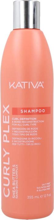 Actual product image Kativa Curly Plex Shampoo 355 Ml (355 ml, Liquid shampoo)