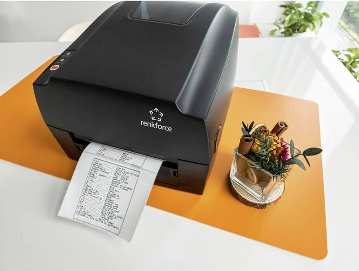 Immagine prodotto Renkforce Rotolo di etichette 100 x 80 mm carta termica diretta bianca 500 pezzi adesivo forte (10 cm)