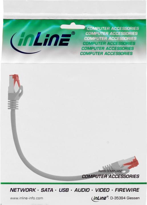 Image du produit InLine Câble de raccordement (S/FTP, CAT6, 0.30 m)