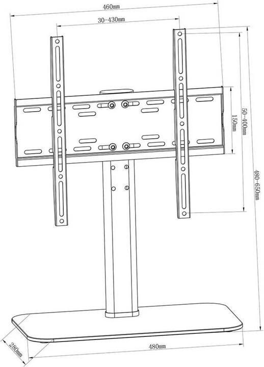 Image du produit myWall HP2BWL (40 kg, 32" - 55")