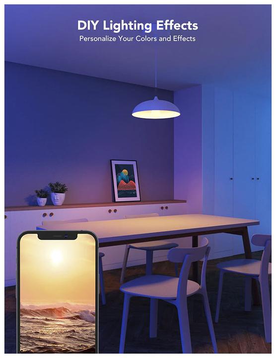 Produktbild Govee Smart Light Bulb (E27, 9 W, 1200 lm, 1 x, F)