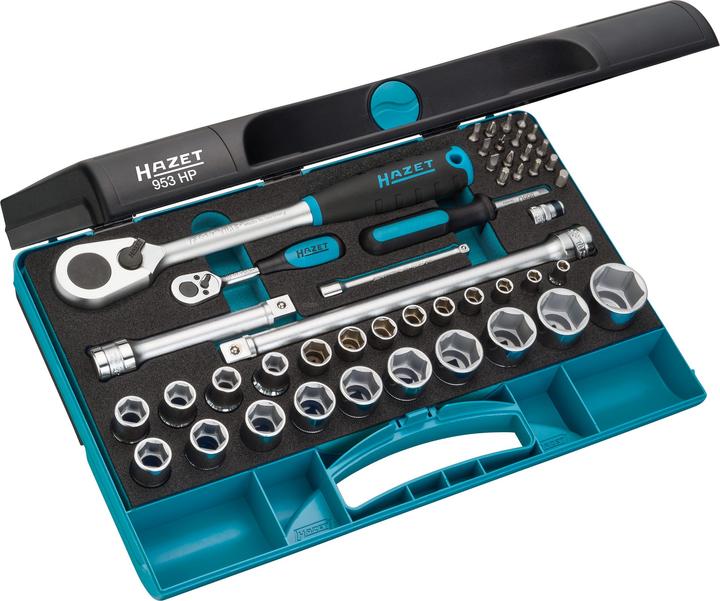 Productafbeelding HAZET Dopsleutelset (10 mm, 11 mm, 12 mm, 13 mm, 14 mm, 15 mm, 16 mm, 17 mm, 18 mm, 19 mm, 20 mm, 21 mm, 22 mm, 23 mm, 24 mm, 25 mm, 26 mm, 27 mm, 5 mm, 6 mm, 7 mm, 8 mm, 9 mm)